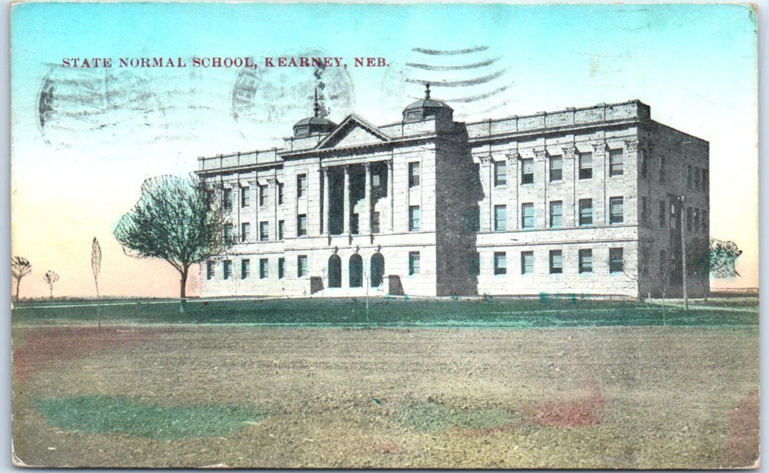 Postcard - State Normal School - Kearney, Nebraska