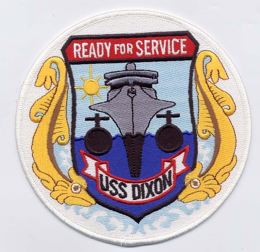USS Dixon AS 37 - Submarine Patch - Cat No. C6008 