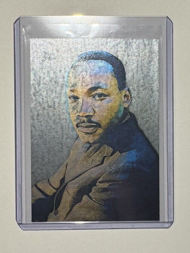 Martin Luther King Jr. Platinum Plated Artist Signed “I Have A Dream” Card 1/1