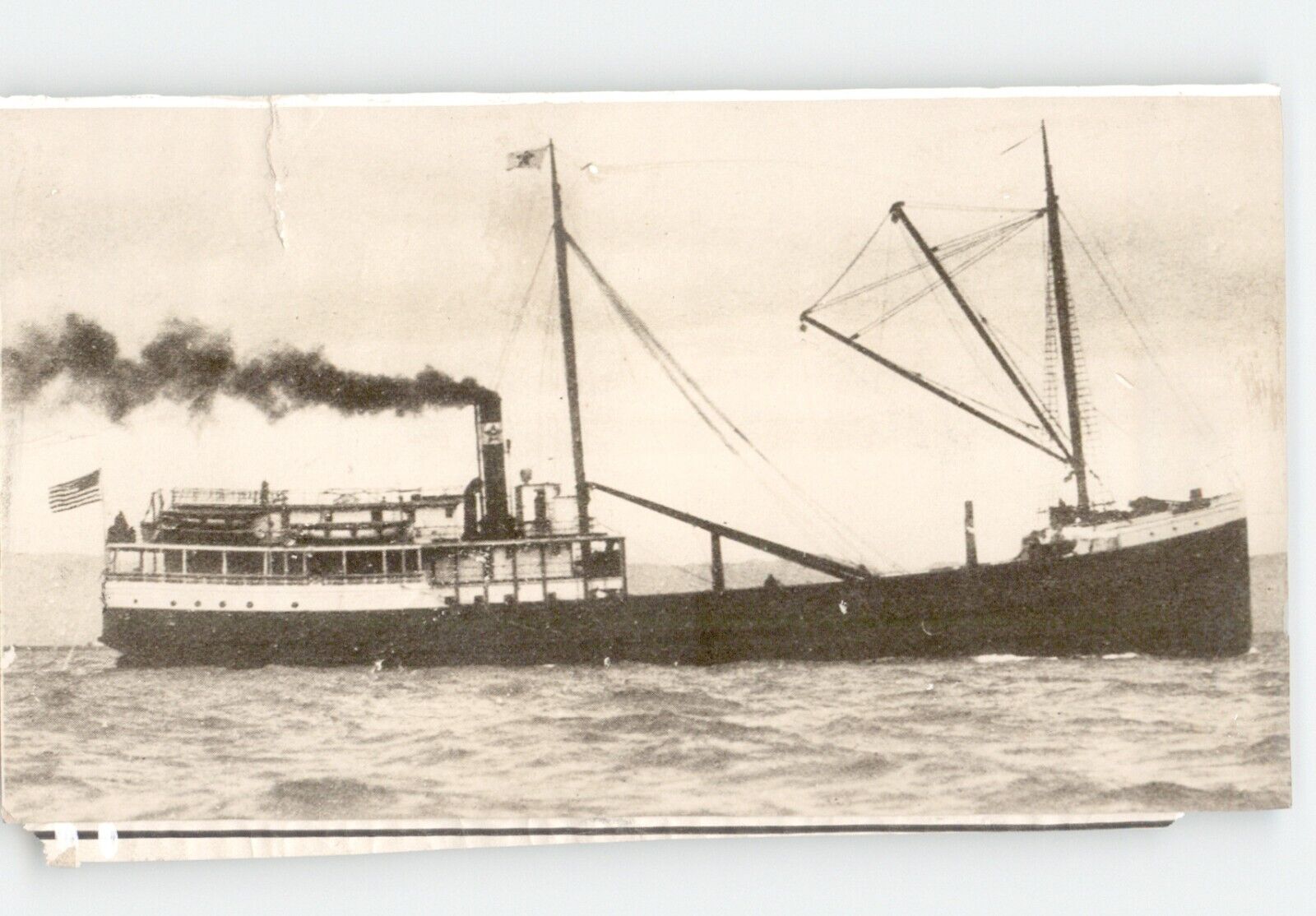 Grand Old STEAMSHIP \'Multnomah\' at Sea VINTAGE Rare 1929 Press Photo