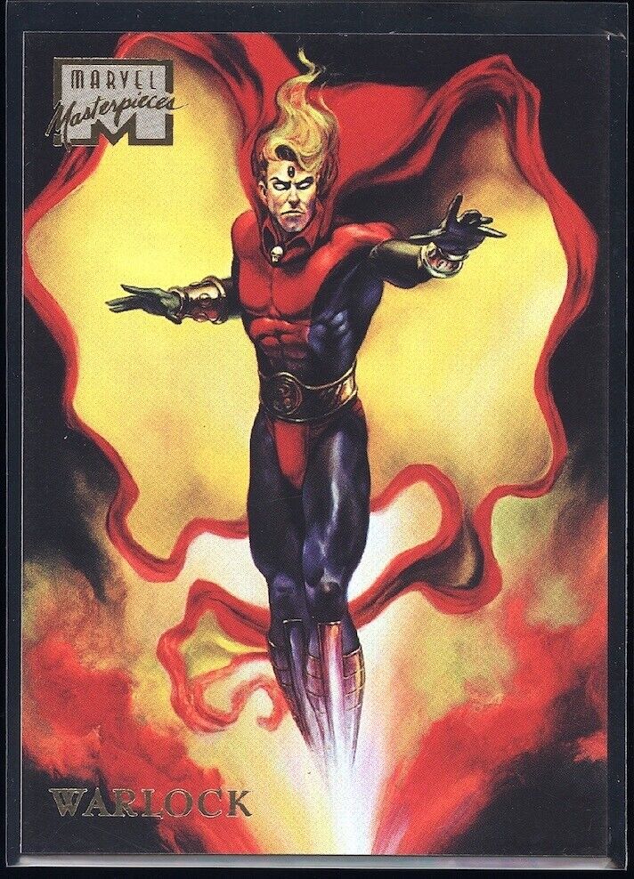 1996 Marvel Masterpieces #53 WARLOCK X-Men Avengers Julie Bell MCU Card
