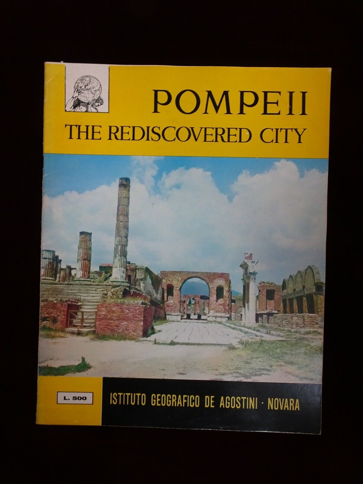Vintage 1970 Archaeological Travel Guide to Pompeii The Rediscovered City, Italy