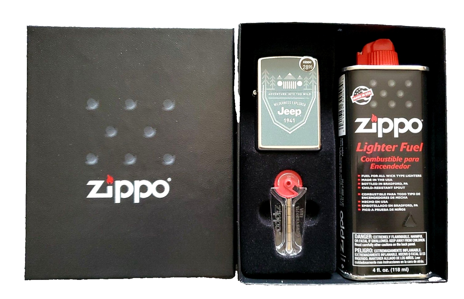 Zippo Lighter Gift Set  Jeep 1941 #121