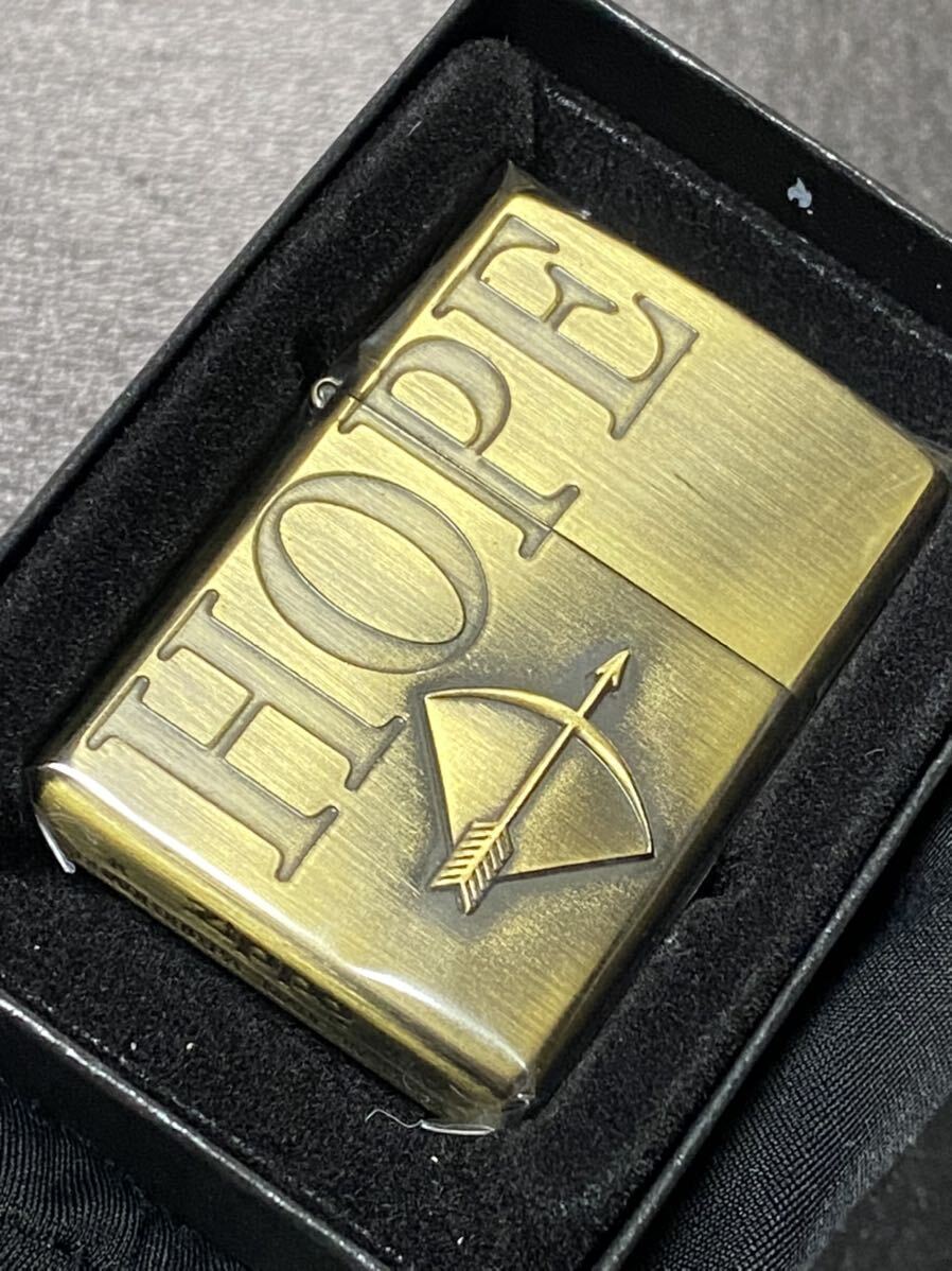 Zippo Hope Gold Limited Edition Rare Model Vintage 1999 HOPE GOLD Gold Inner 1