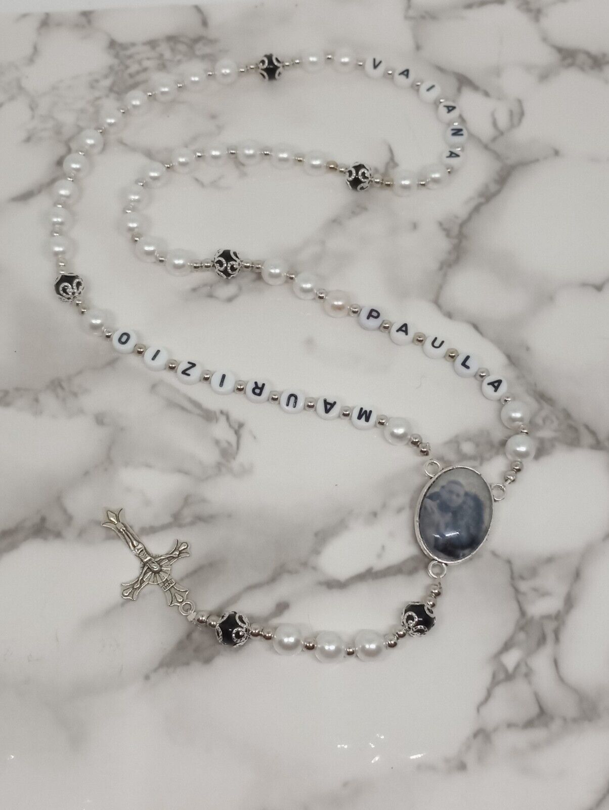 Personalized Custom Rosary with Name and Photo - *PLEASE READ INSTRUCTIONS BELOW