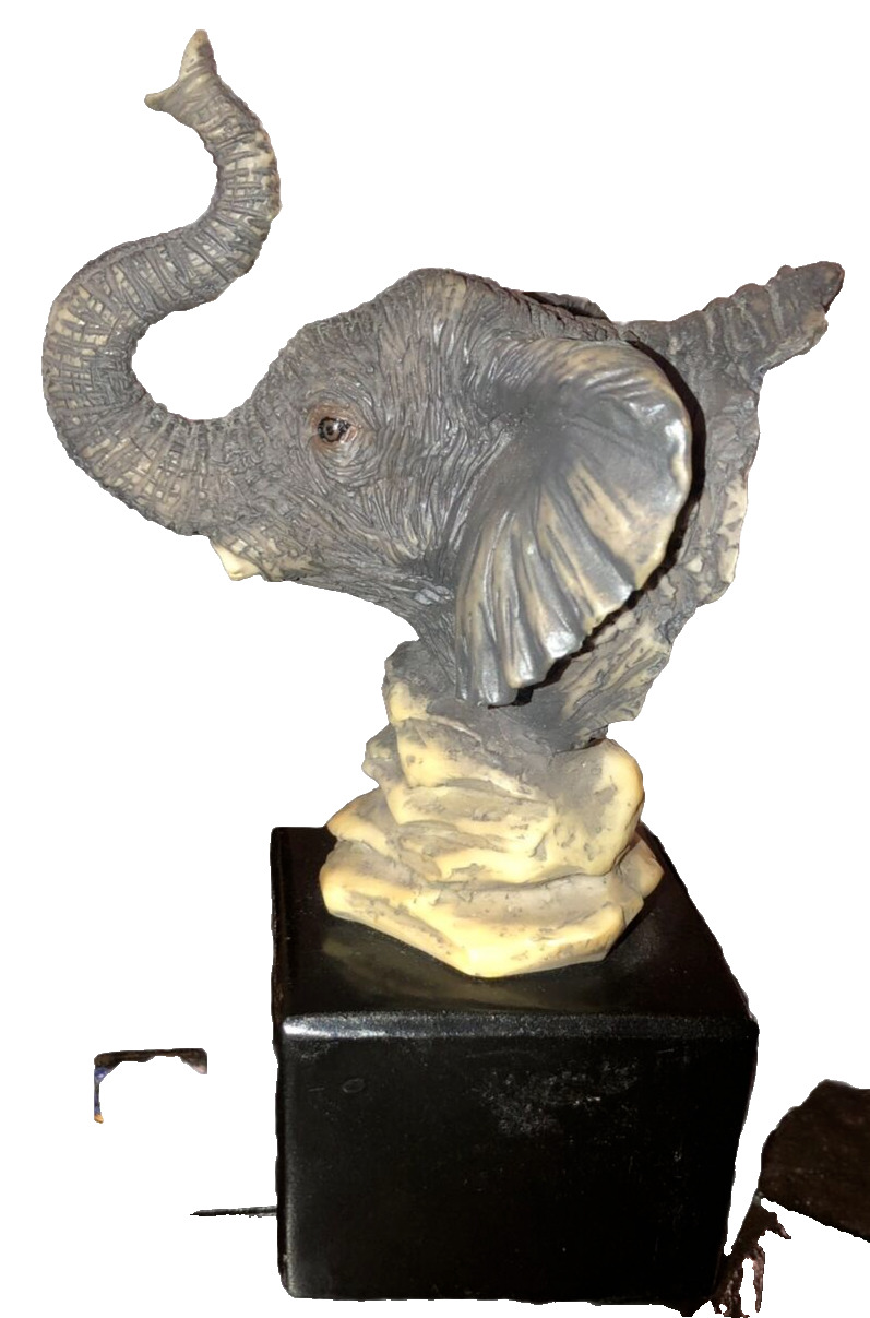 Resin Realistic Elephant Head Statue 6