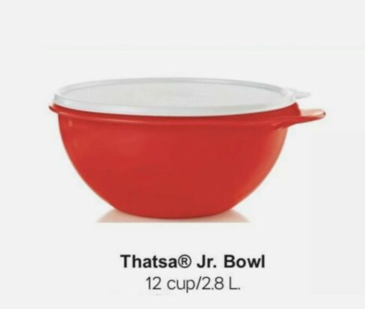 Tupperware Fix N Mix Bowl 12 Cup Red Jr. Tazon .