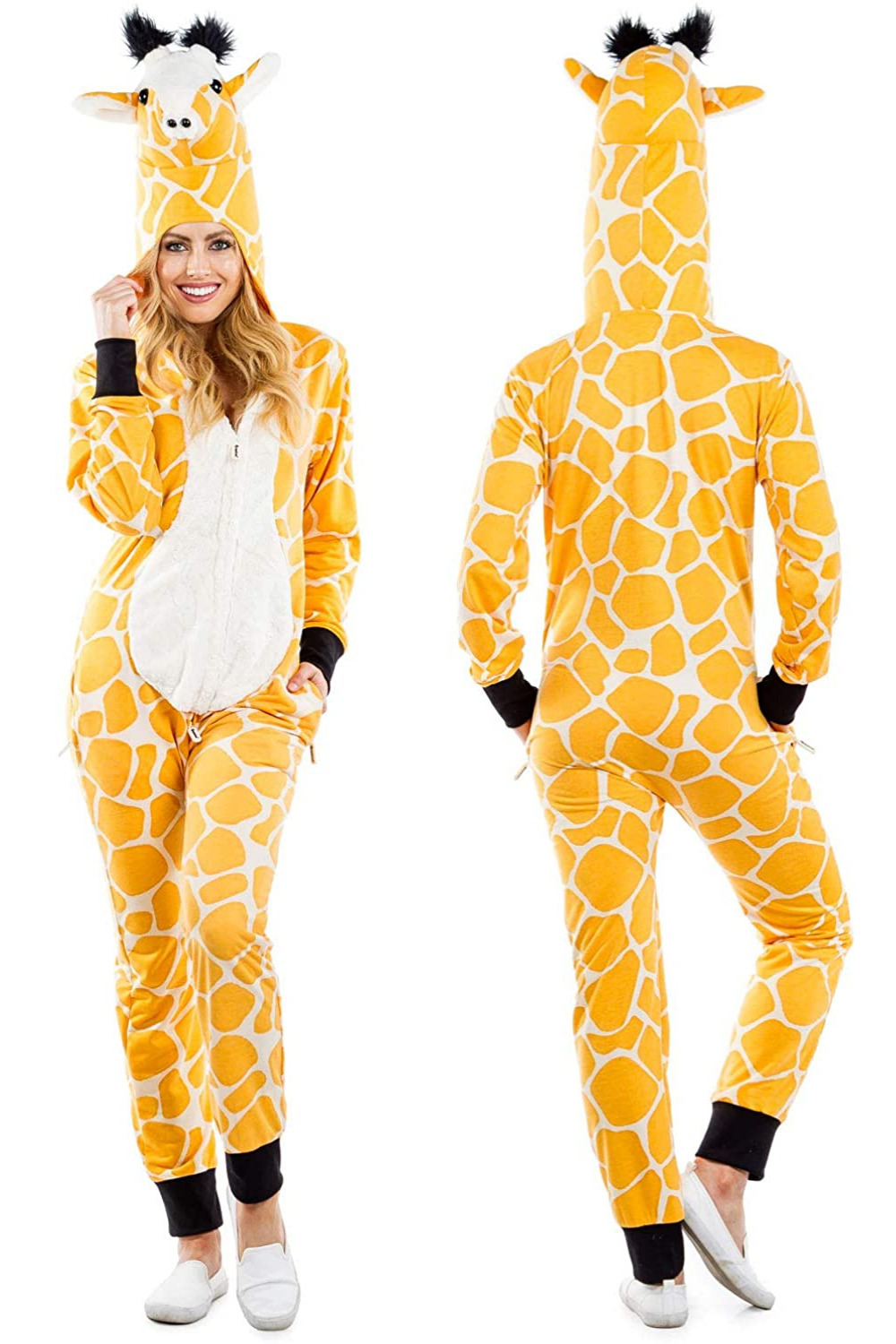 Tipsy Elves Giraffe Costume Unisex Medium Brand New One Piece Full Zip