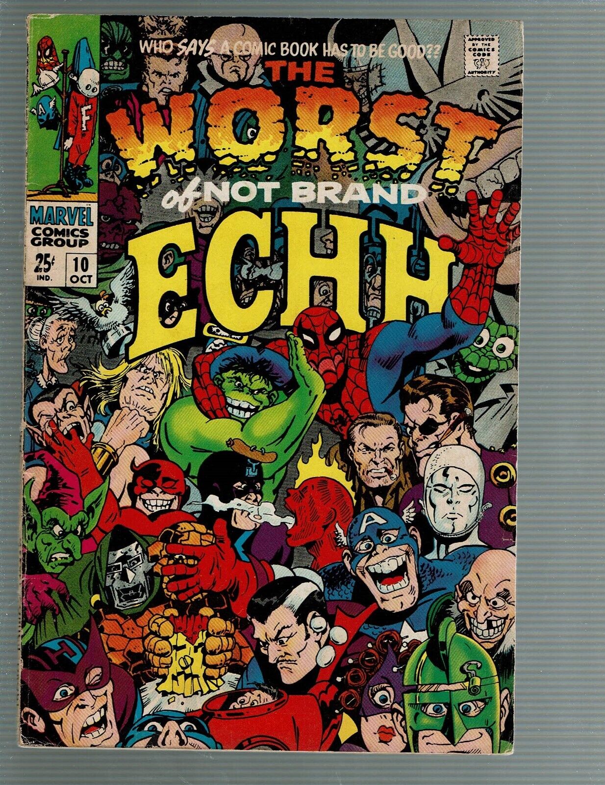 Not Brand Echh 10 The Worst of, Origin Forbush Man Double size issue VG/F