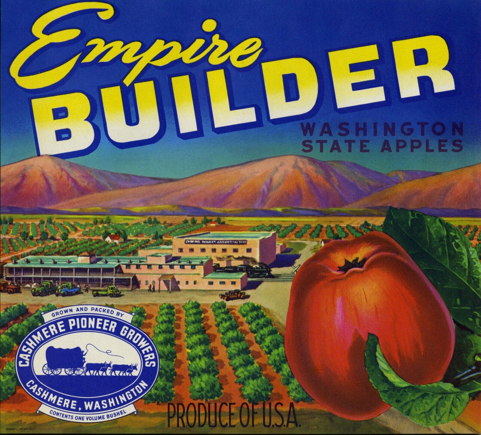 Empire Builder Brand Apple Label - Lot of 25