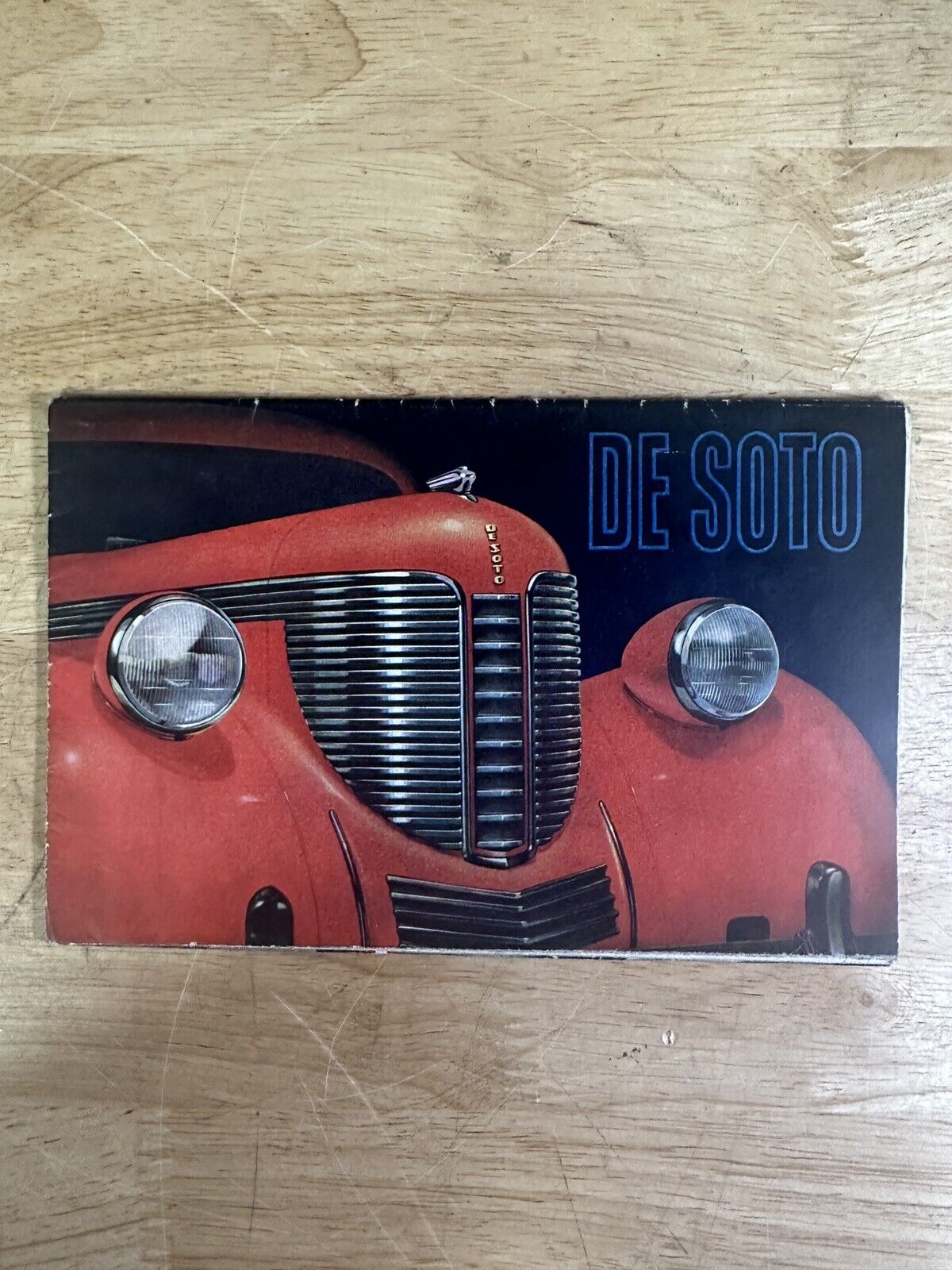 Vintage De Soto October 1937 Foldout Sales Brochure