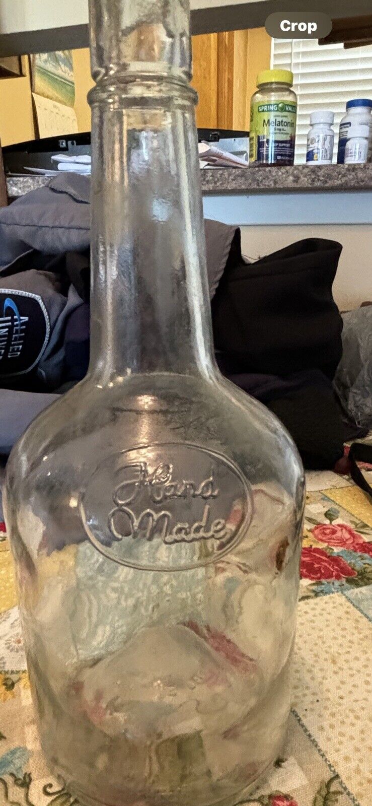 Vintage Hand Made Liquor Bottles