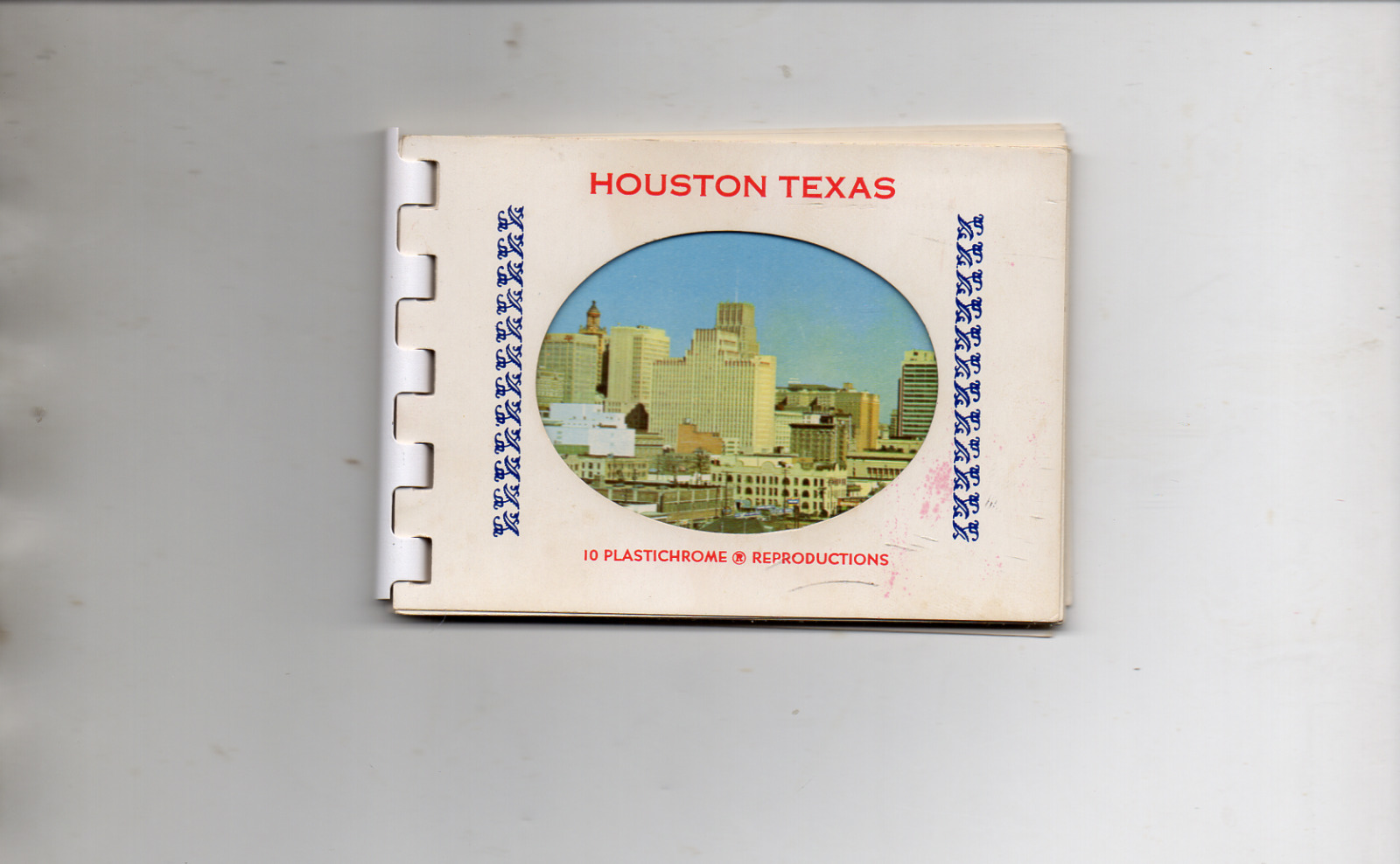 10 PLASTICHROME PICTURES & DESCRIPTIONS OF 1950\'S  HOUSTON, TX   POSTCARD