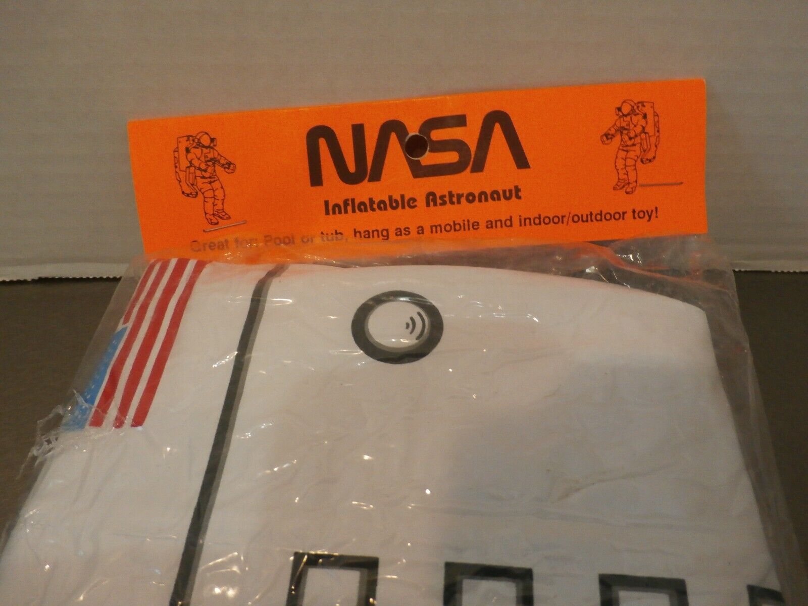 Vintage 80s Inflatable NASA Astronaut Sealed in Original Package STEM Eye Candy