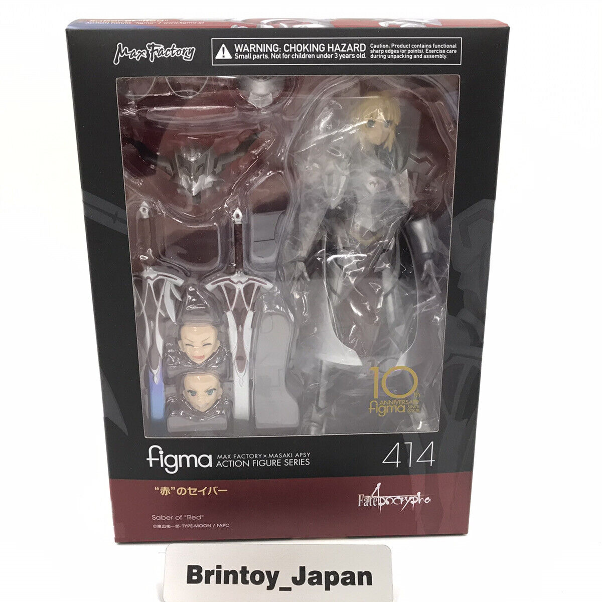 Figma Saber of Red 414 Fate/Apocrypha Max Factory Action Figure From Japan
