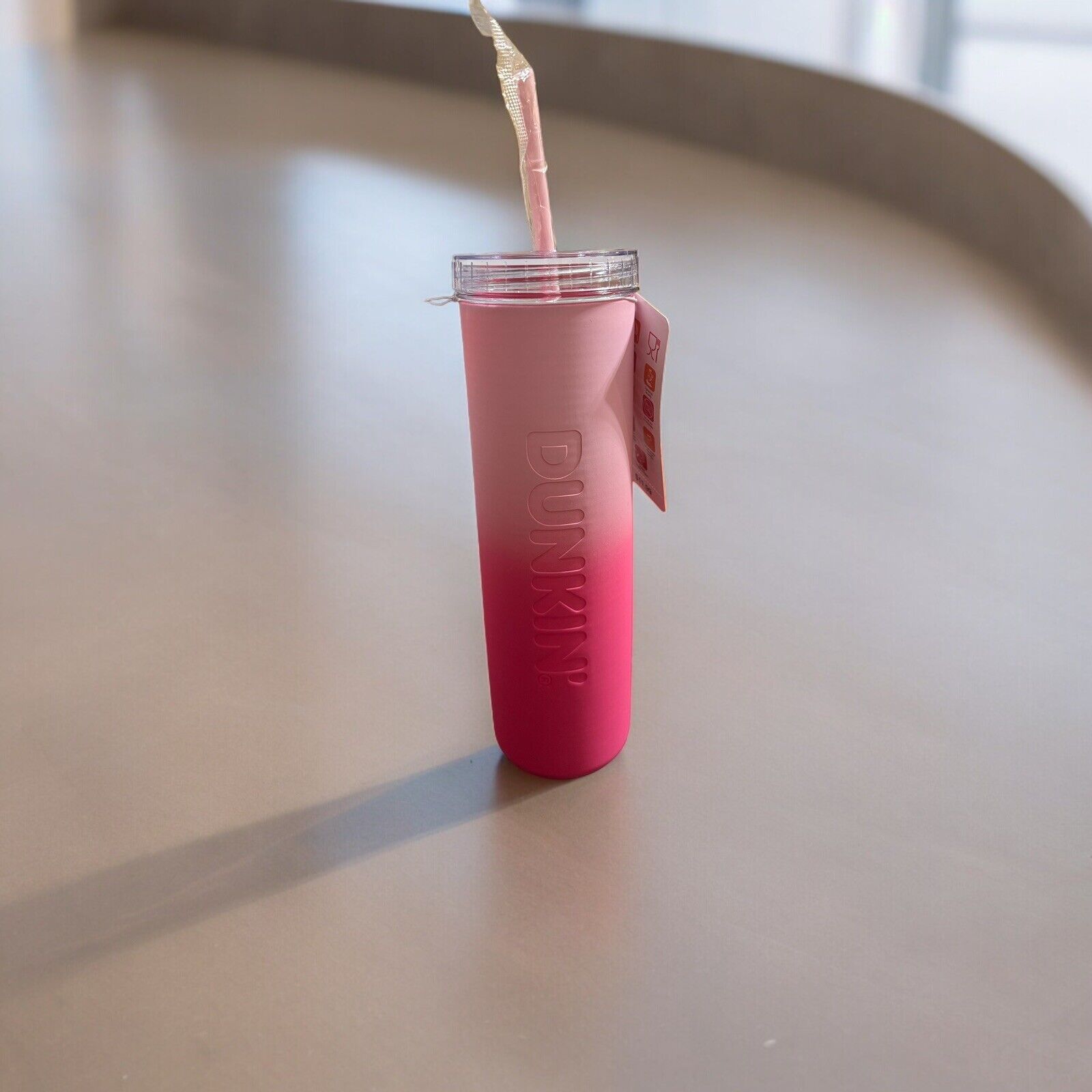 Dunkin’ Spring/Summer 2024 Collection - Pink Ombré Silicone Tumbler/Sipper