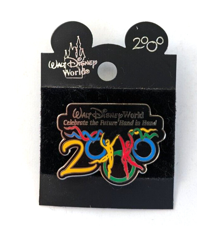 RARE Vintage Walt Disney World Year 2000 Y2K Commemorative Trading Pin