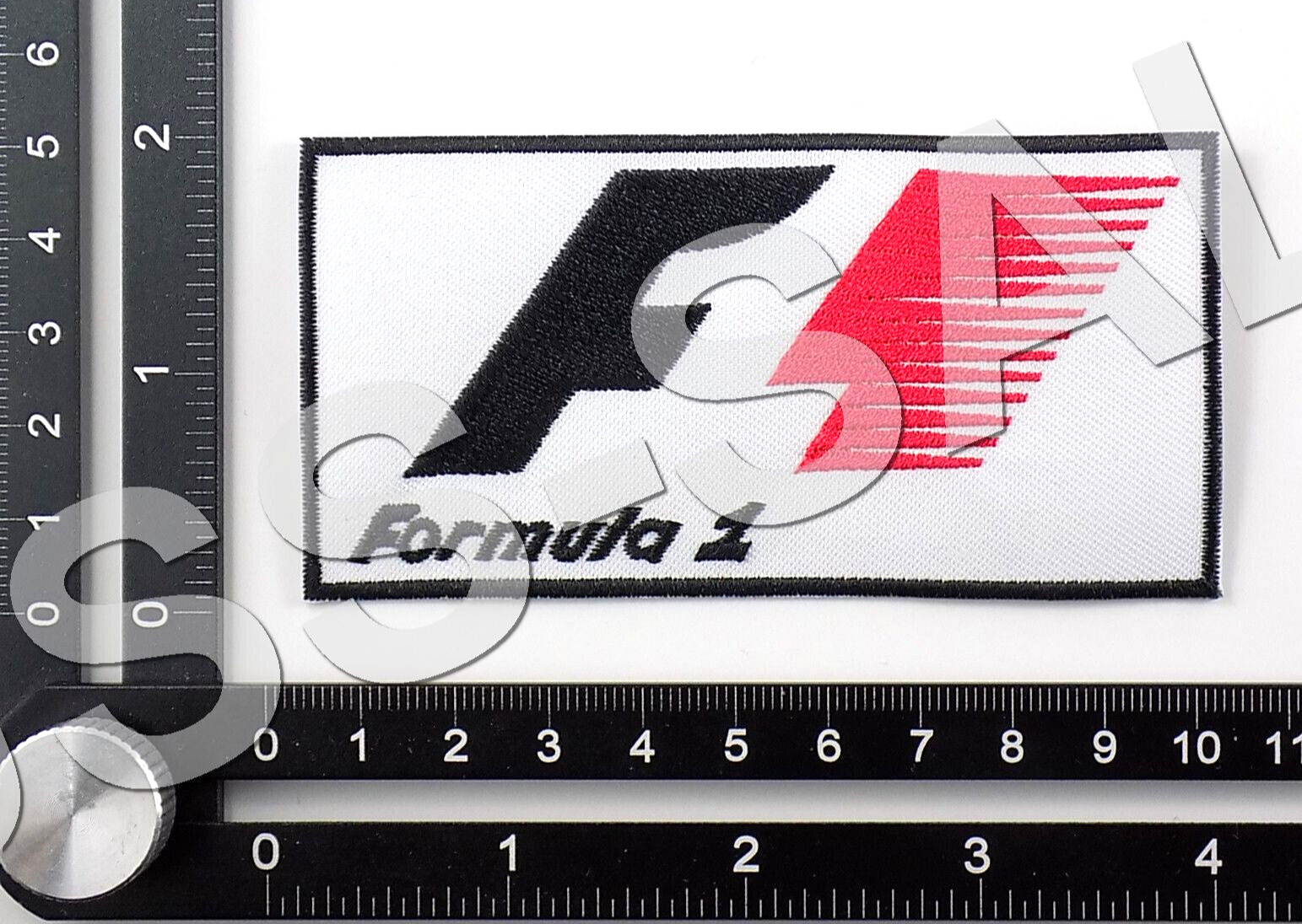 FORMULA 1 EMBROIDERED PATCH IRON/SEW ON ~3-7/8\