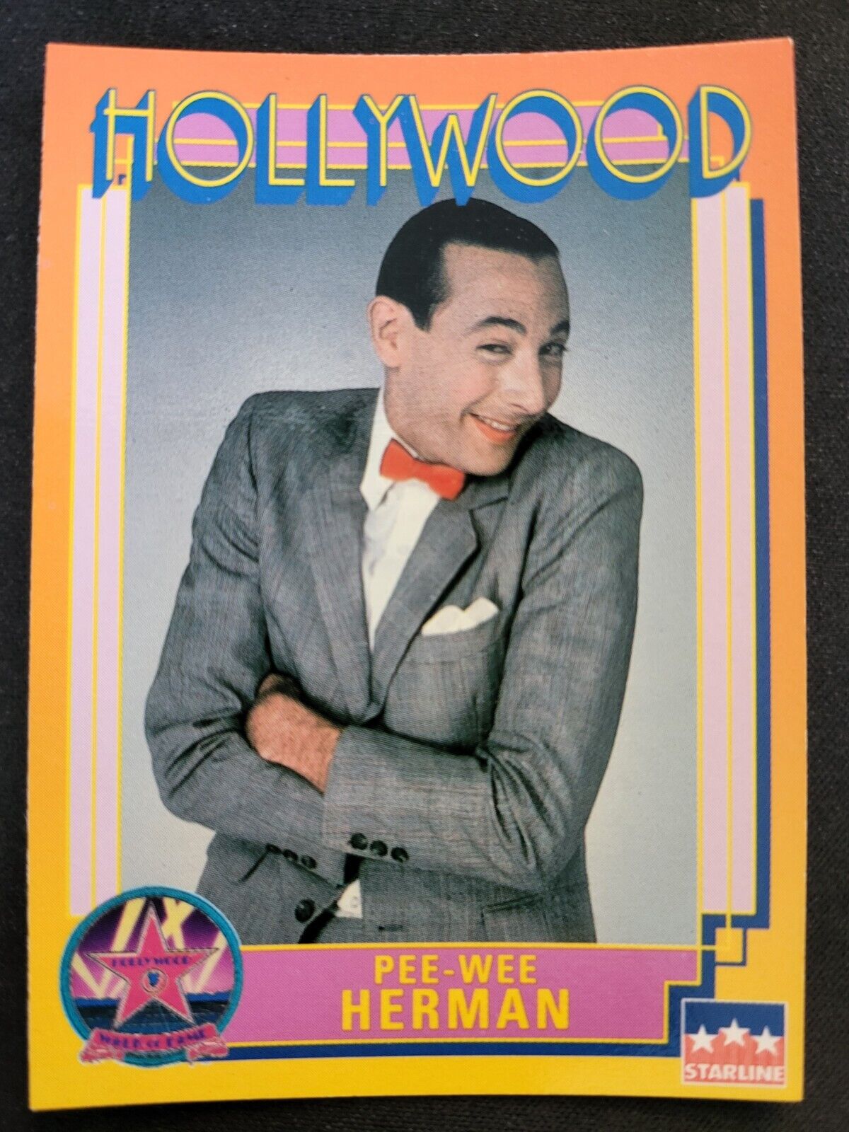 1991 Starline Pee-wee Herman Paul RC Hollywood Walk Fame Trading Card 101