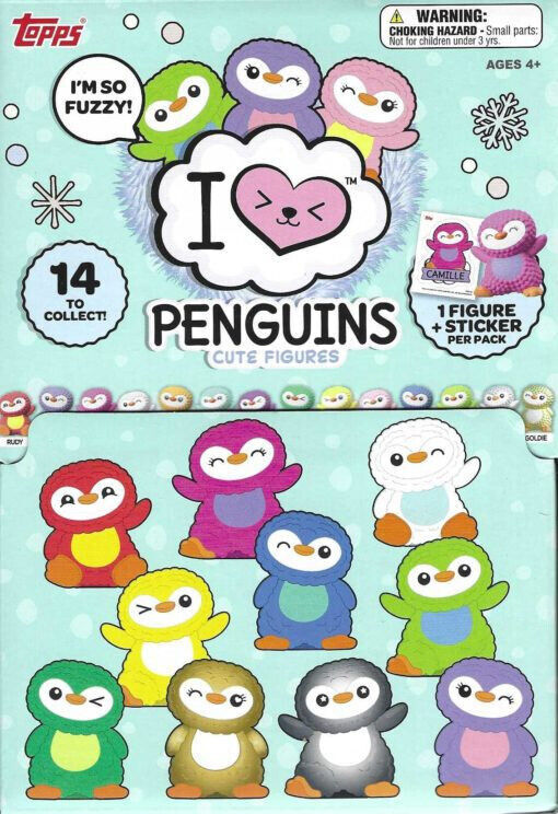 2022 Topps I LOVE FUZZY PENGUINS Box of 24-Sealed Packs ~ Buy it Now ~ Save $30