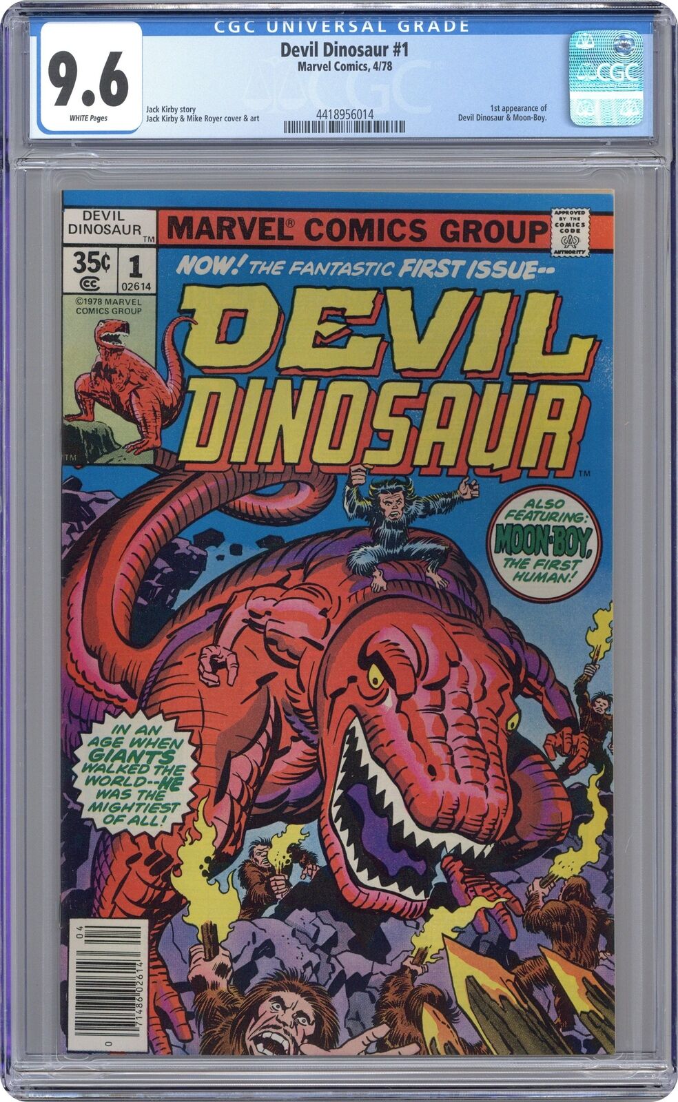 Devil Dinosaur #1 CGC 9.6 1978 4418956014