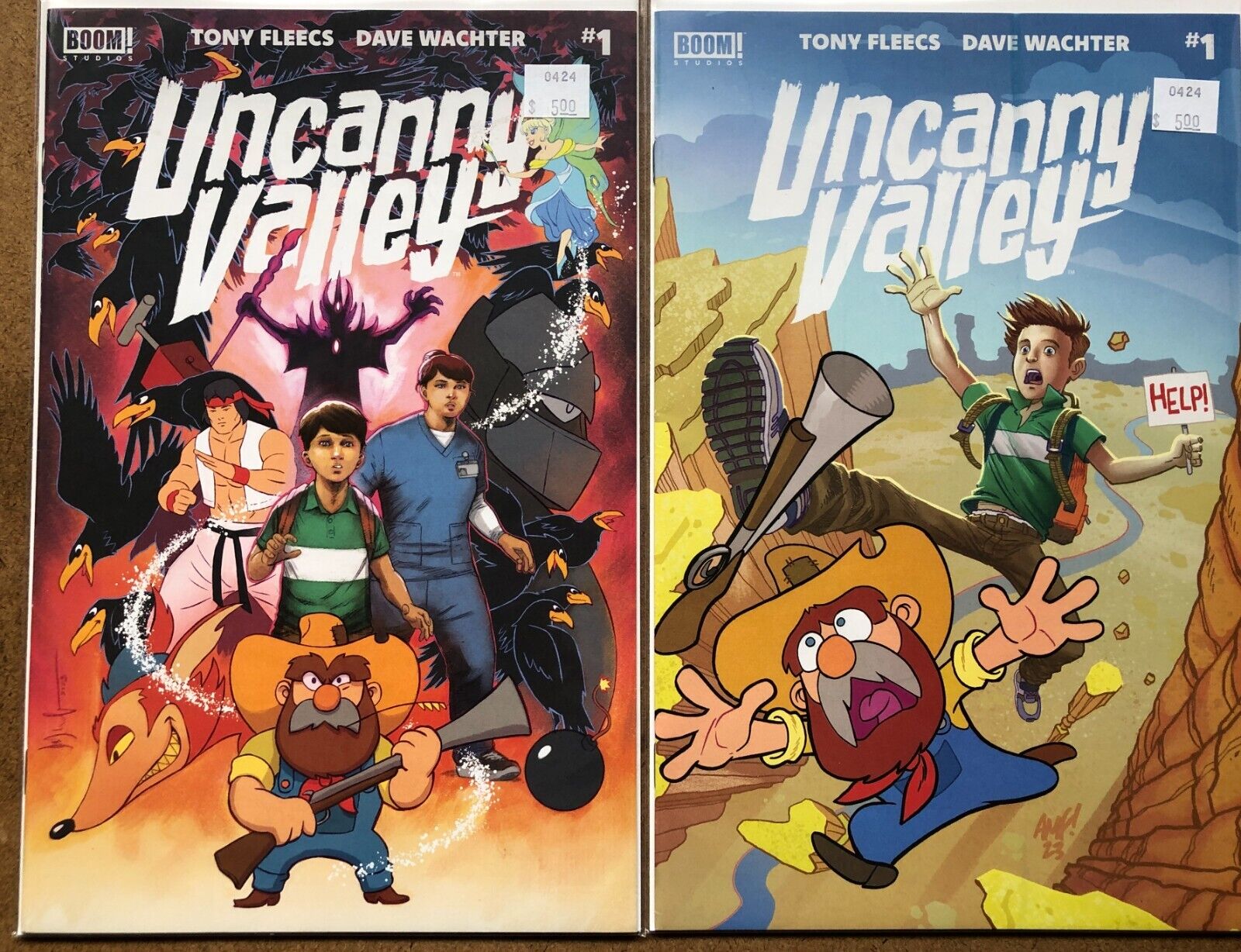 UNCANNY VALLEY #1 A&B COVERS (2024) BOOM STUDIOS NM