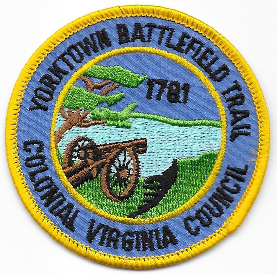 Yorktown Battlefield Trail Colonial Virginia Council Patch Boy Scouts of America