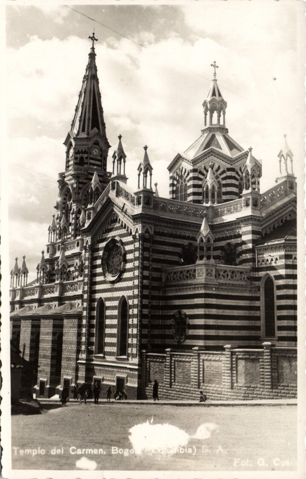 colombia, BOGOTA, Nueva Iglesia de Nra. Sra. del Carmen (1950s) Real Photo