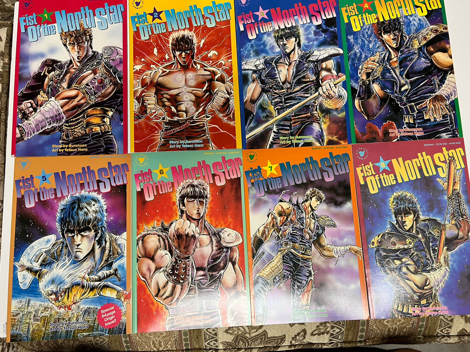 Viz Select Comics - Fist Of The North Star - Issues 1 Through 8 - 1984.