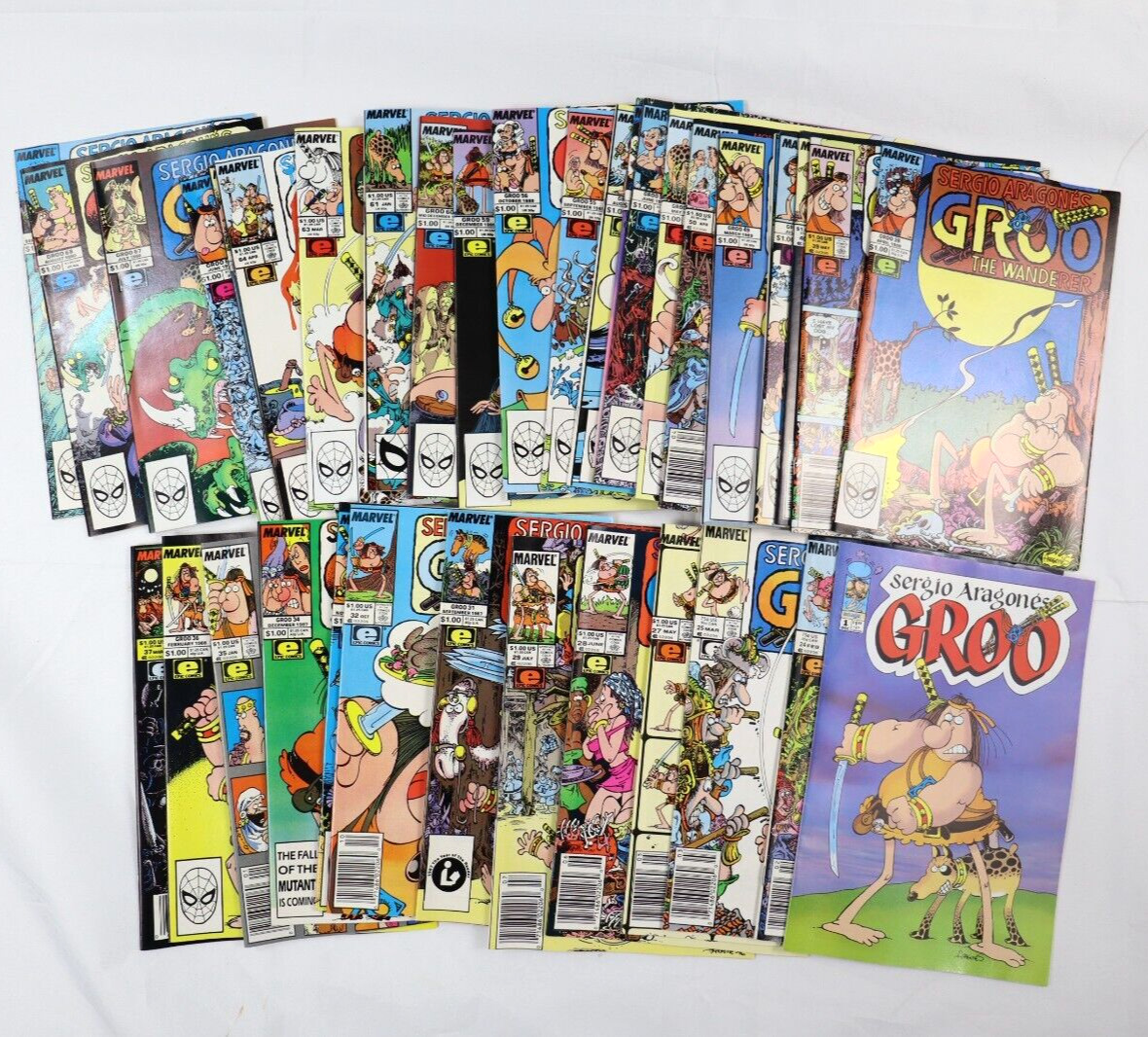 Large MIXED LOT of 37 Groo The Wanderer Sergio Aragones Comic Book LOT