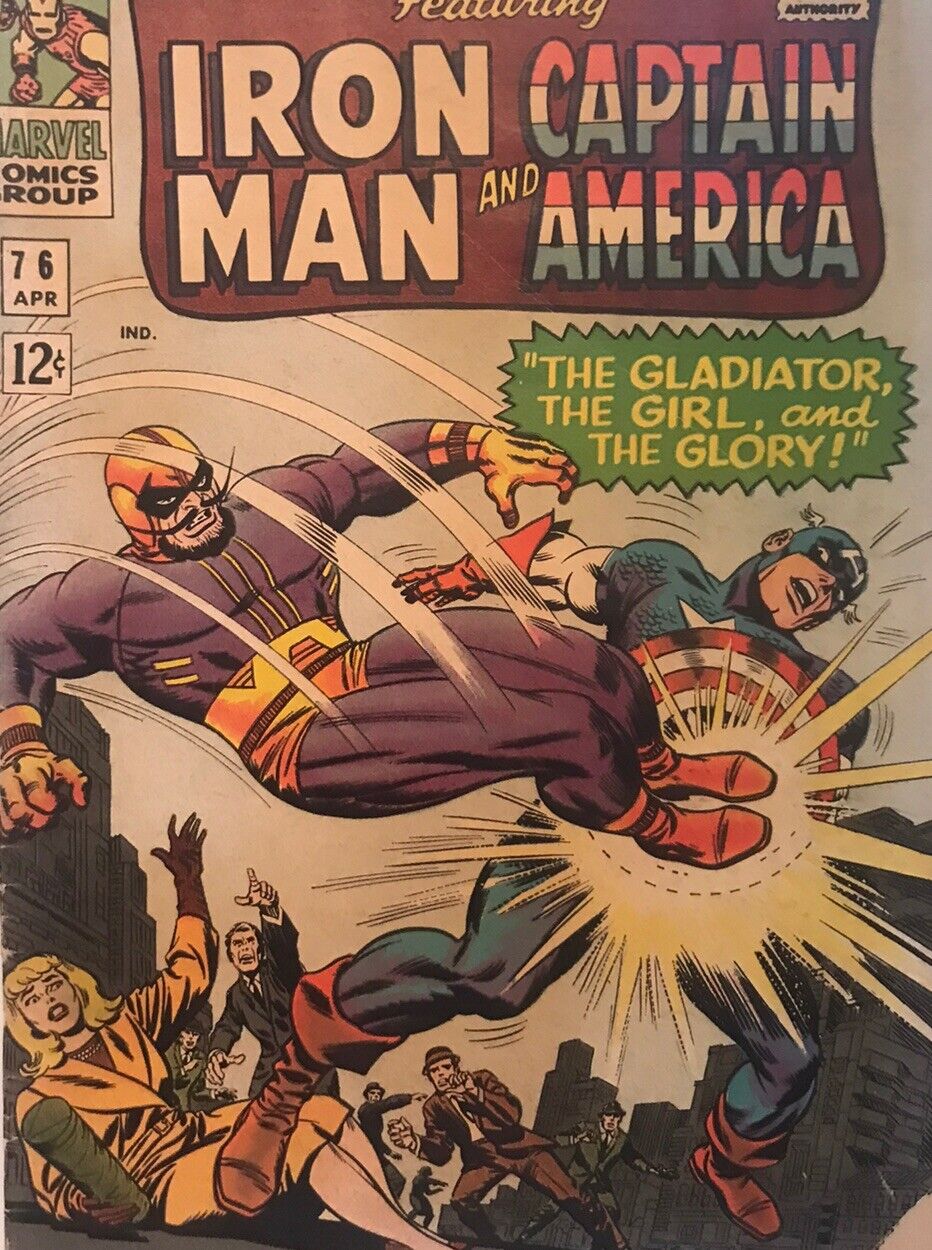 TALES OF SUSPENSE #76, KEY Captain America/Iron Man 1st Batroc cover