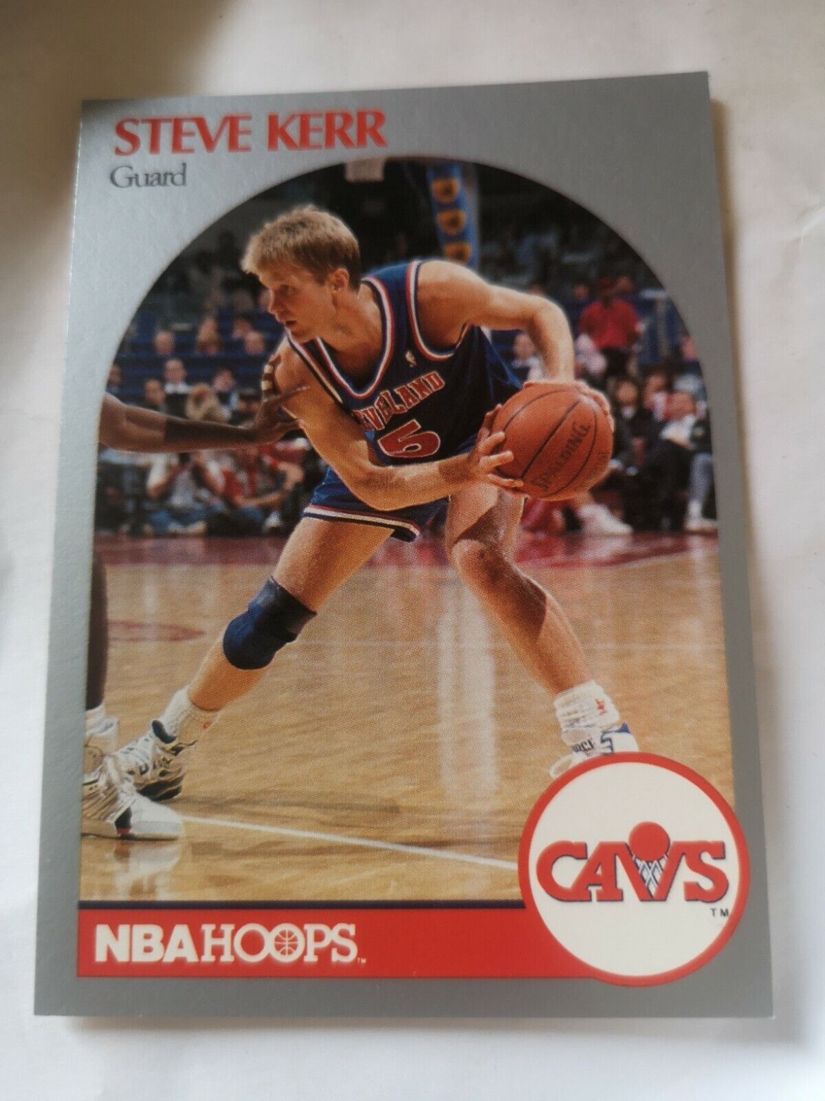 1990 1991 #75 Cleveland Cavs Stephen Kerr NBA Hoops Basketball Collection Card