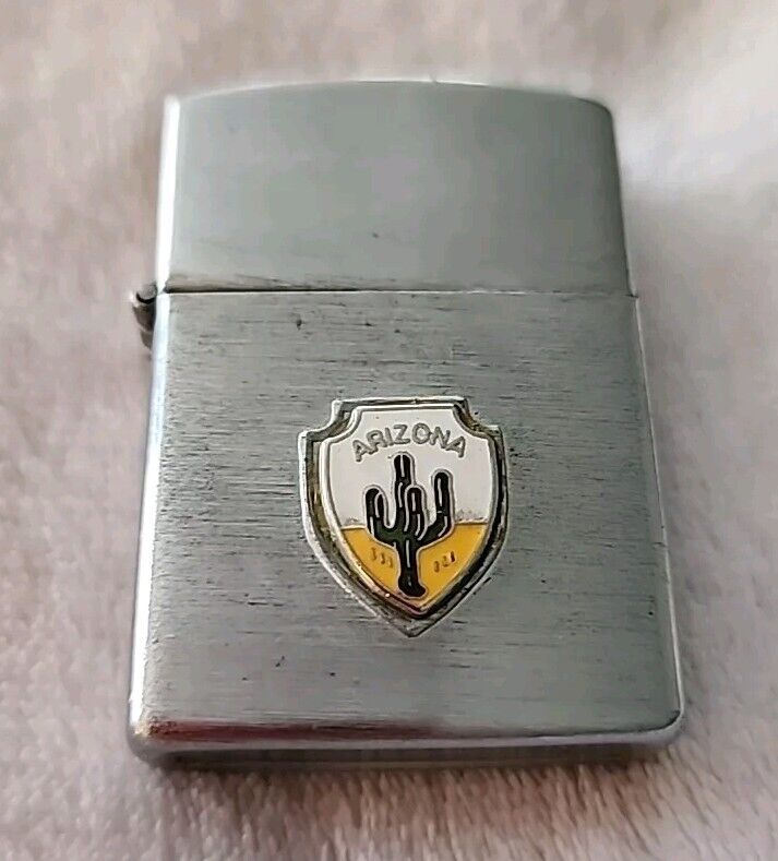 Vintage Arizona Flip Top Lighter Made In Japan FOR PARTS ONLY