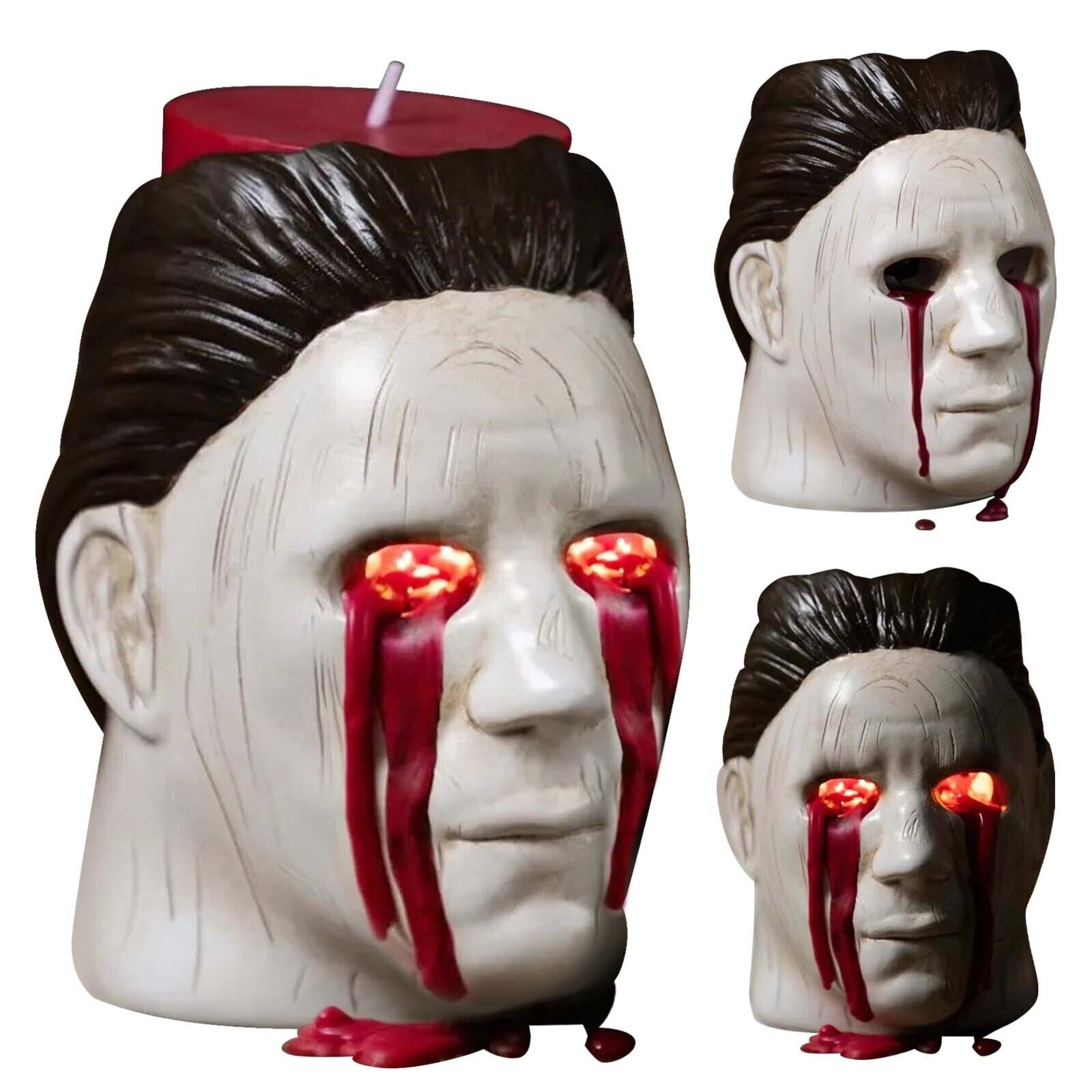 Michael Myers Candle,for Michael Myers Merchandise,Halloween Horror Candlestick