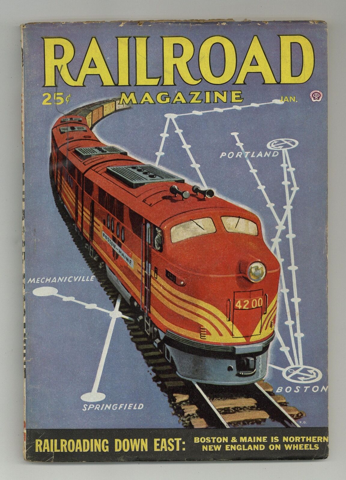 Railroad Magazine 2nd Series Jan 1946 Vol. 39 #2 GD 2.0 Low Grade