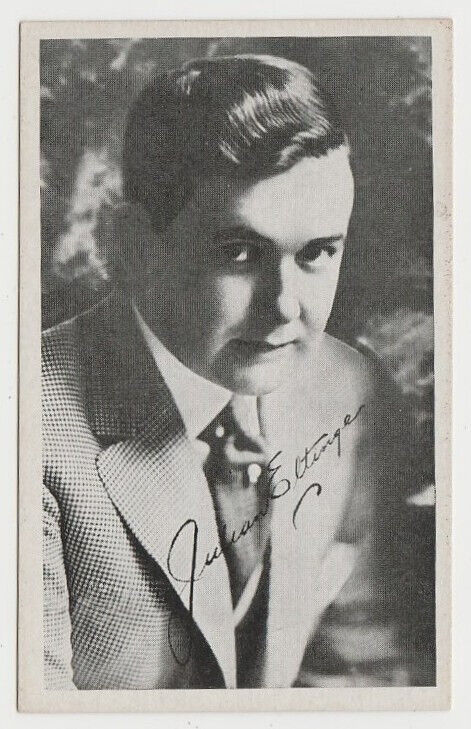 Julian Eltinge circa 1917-1921 Kromo Gravure Trading Card - Silent Film Star