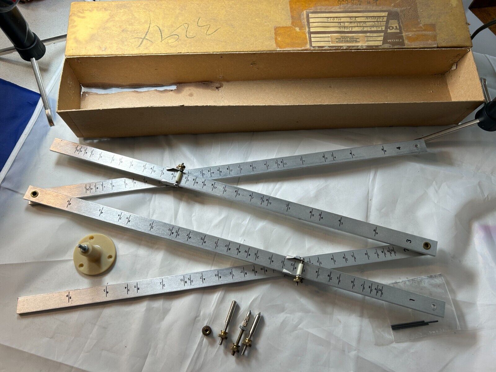 Vintage Morilla Precision Pantograph No. 1290 Quick Change Enlarging Reducing