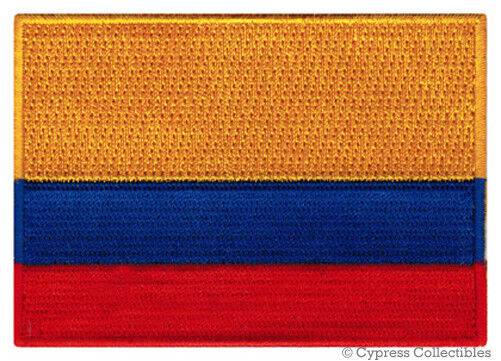 COLOMBIA FLAG PATCH COLOMBIAN CENTRAL SOUTH AMERICA embroidered iron-on PARCHE