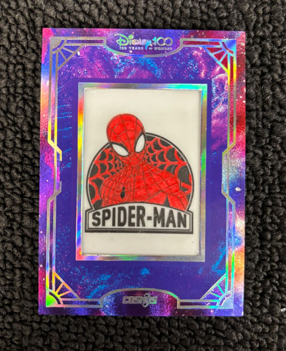 2023 Kakawow Cosmos Disney 100 All-Star Spider-Man Carved Porcelain Relic /100