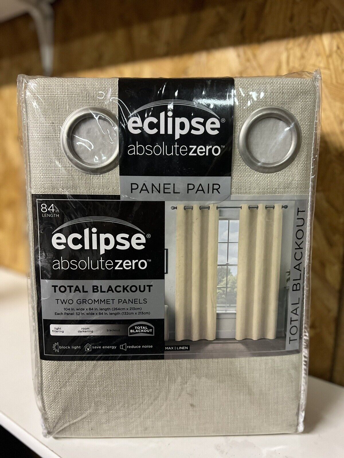 Eclipse Absolute Zero Panel Pair Total Blackout Max Linen