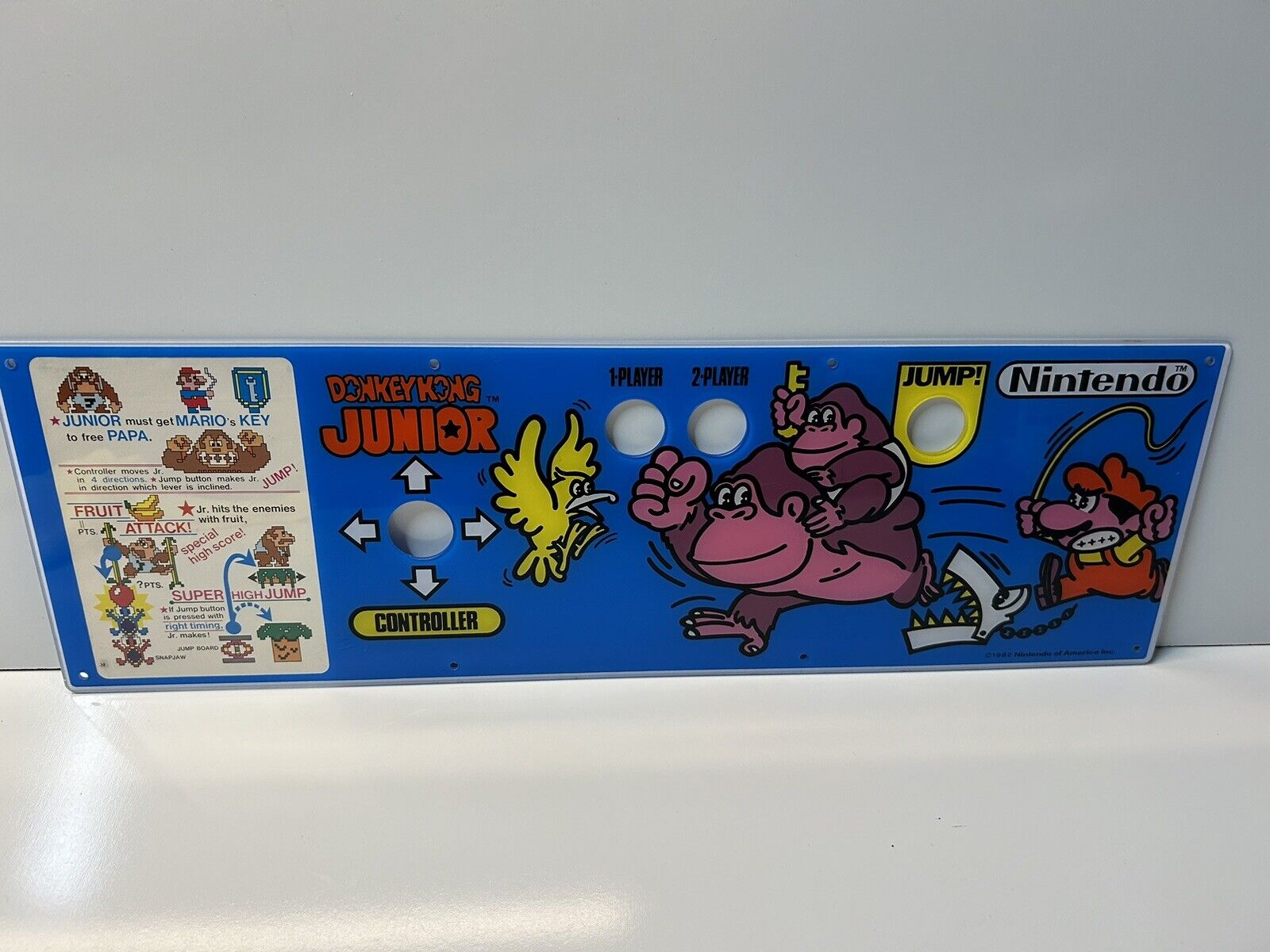 Donkey Kong Jr Arcade Control Panel