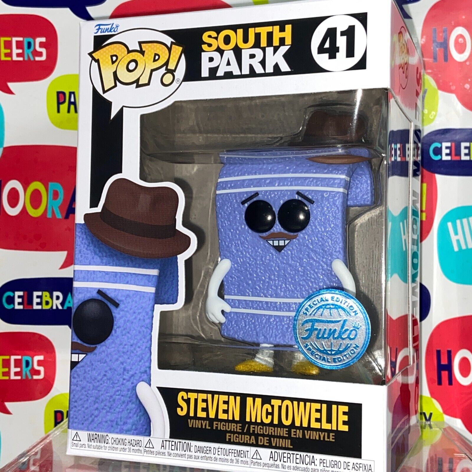 Steven McTowelie: South Park Funko Pop #41 Towelie Exclusive + Protector