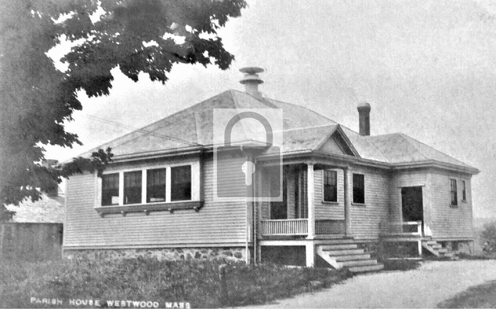 Parish House Westwood Massachusetts MA Reprint Postcard