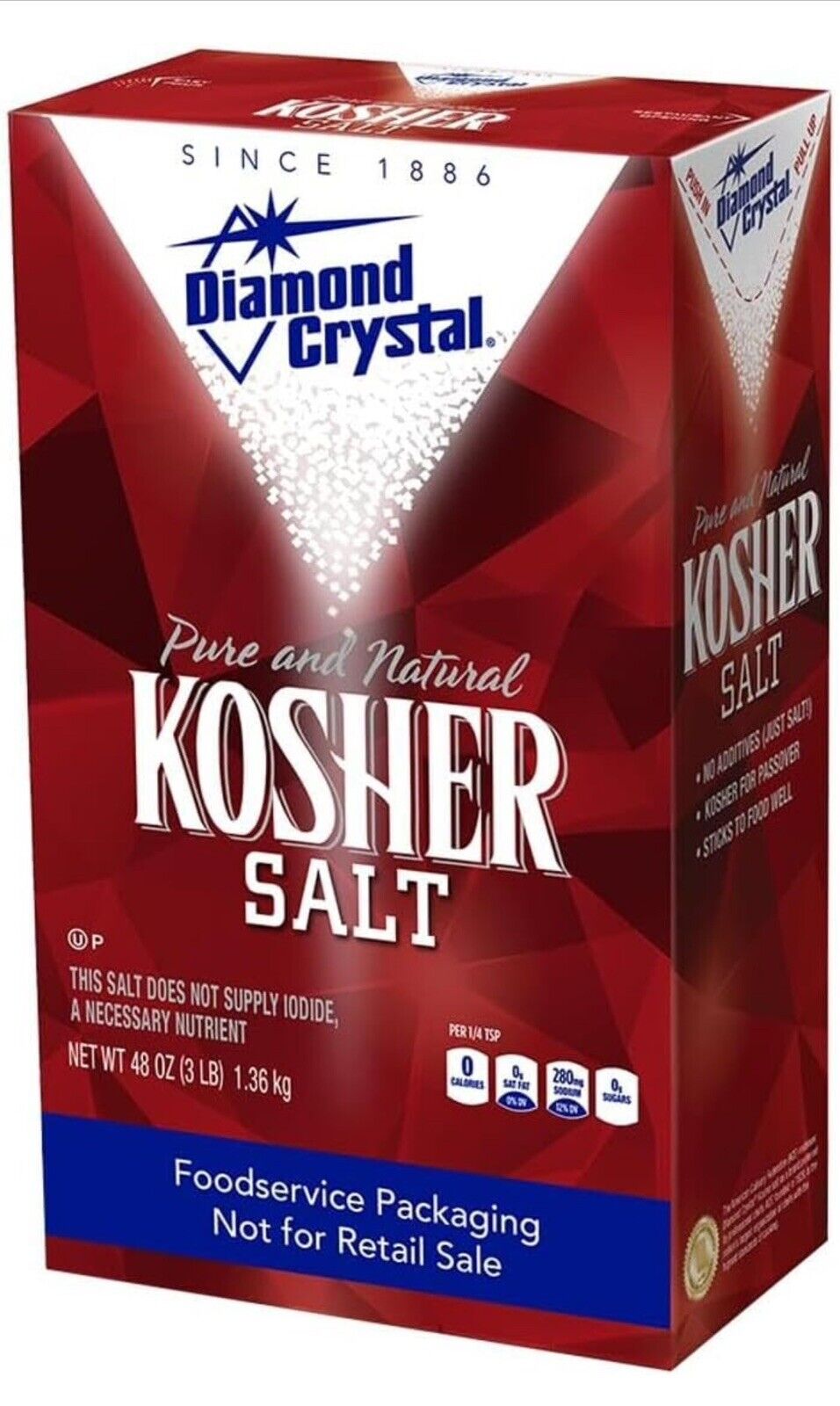 diamond crystal kosher salt 3Lb (pack Of 1)