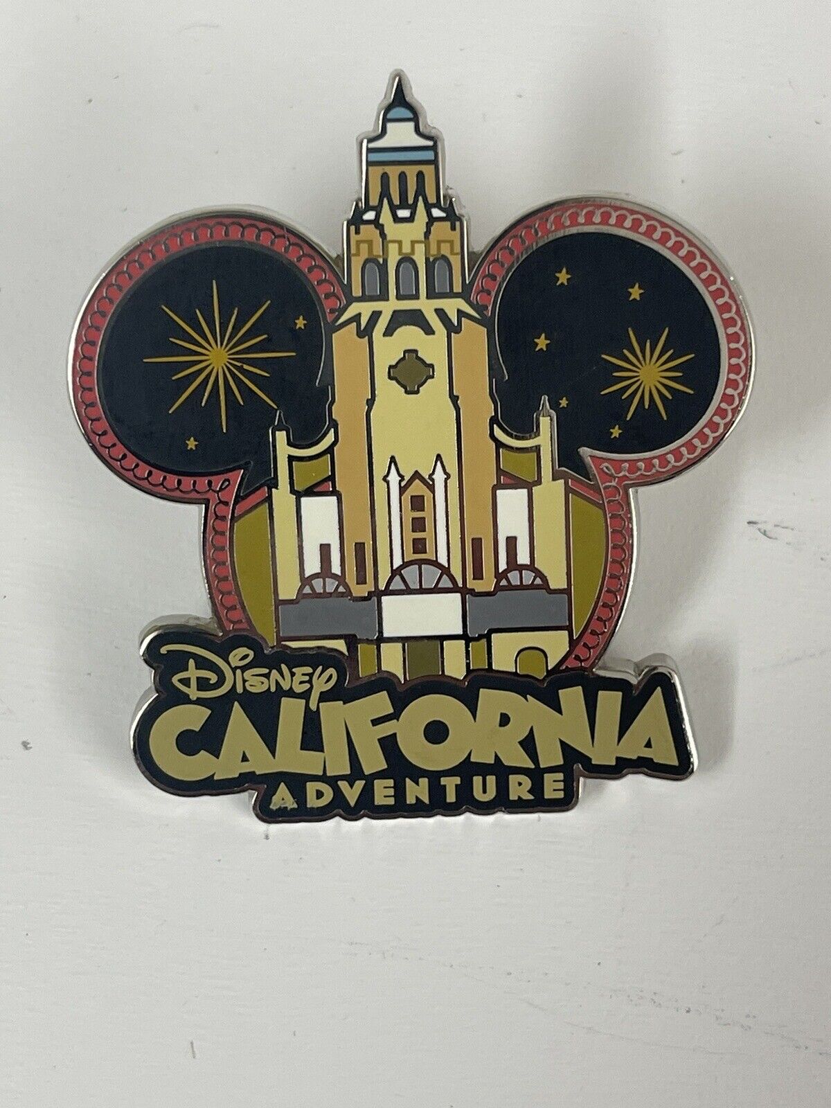 California Adventure Disney 2024 - Castle Fireworks Mickey Ears Pin Stars