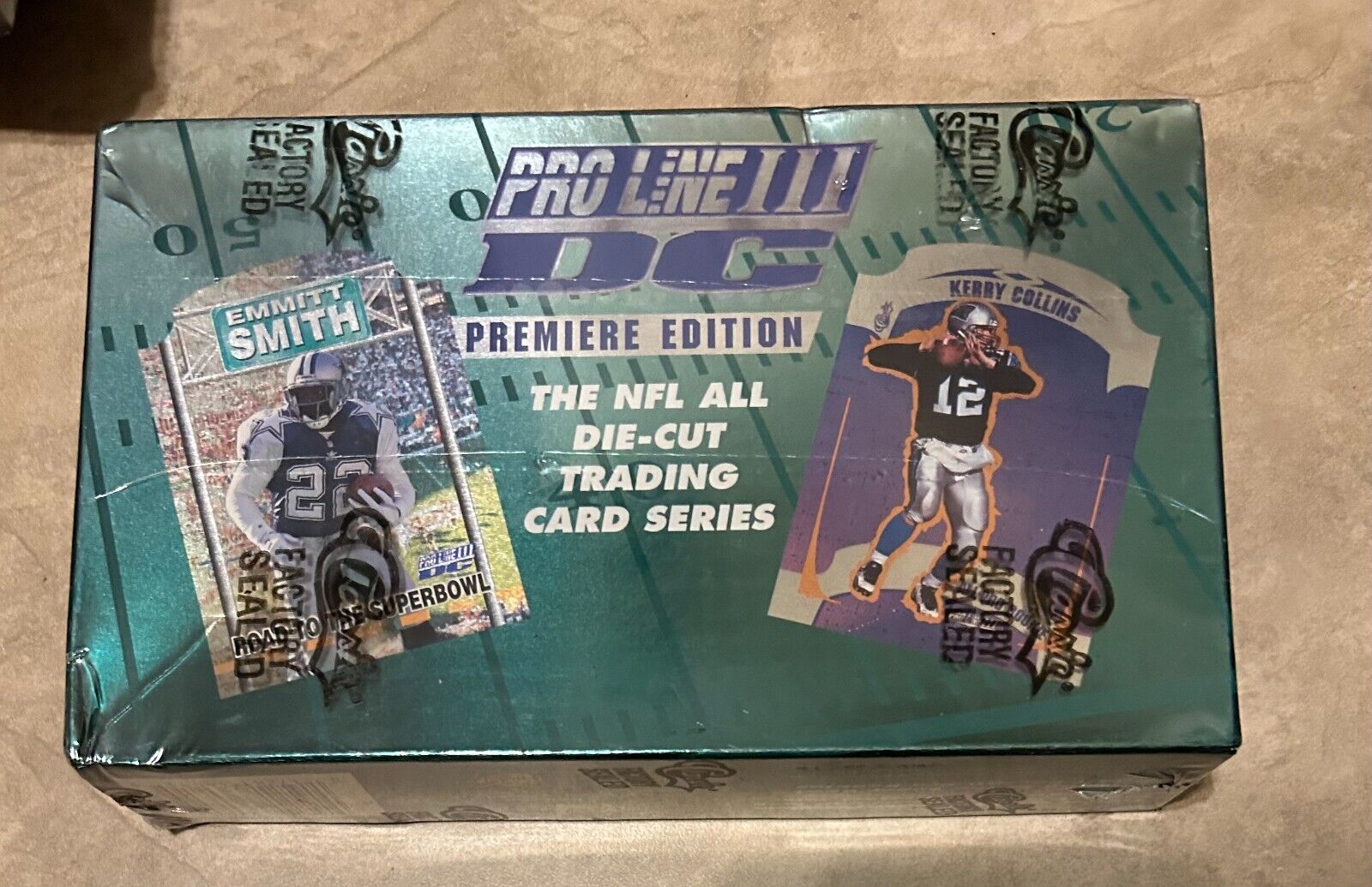 Classic 1996 Football Proline III DC Die Cut Card Box NEW factory Sealed 24 pack