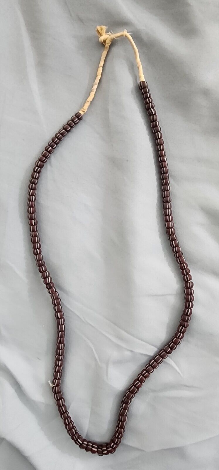 Single Strand of Multicolored Czech Chevron Beads