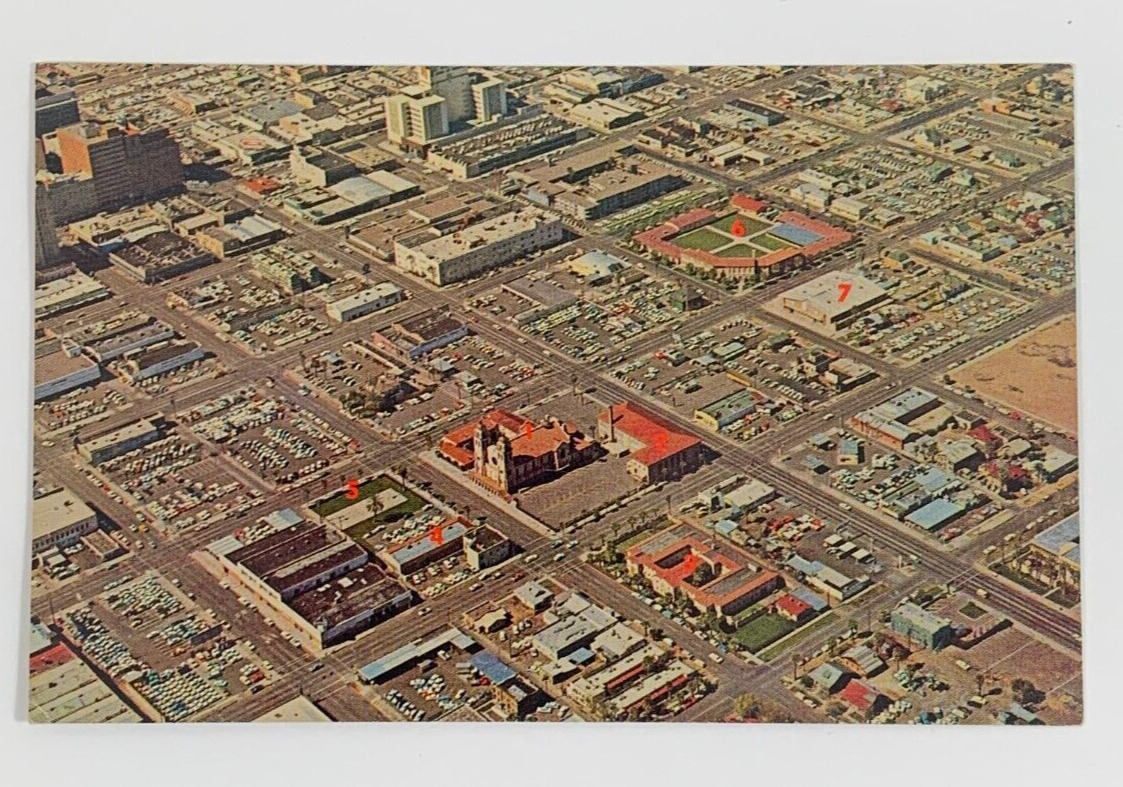 Aerial View St. Mary's Phoenix Arizona Postcard
