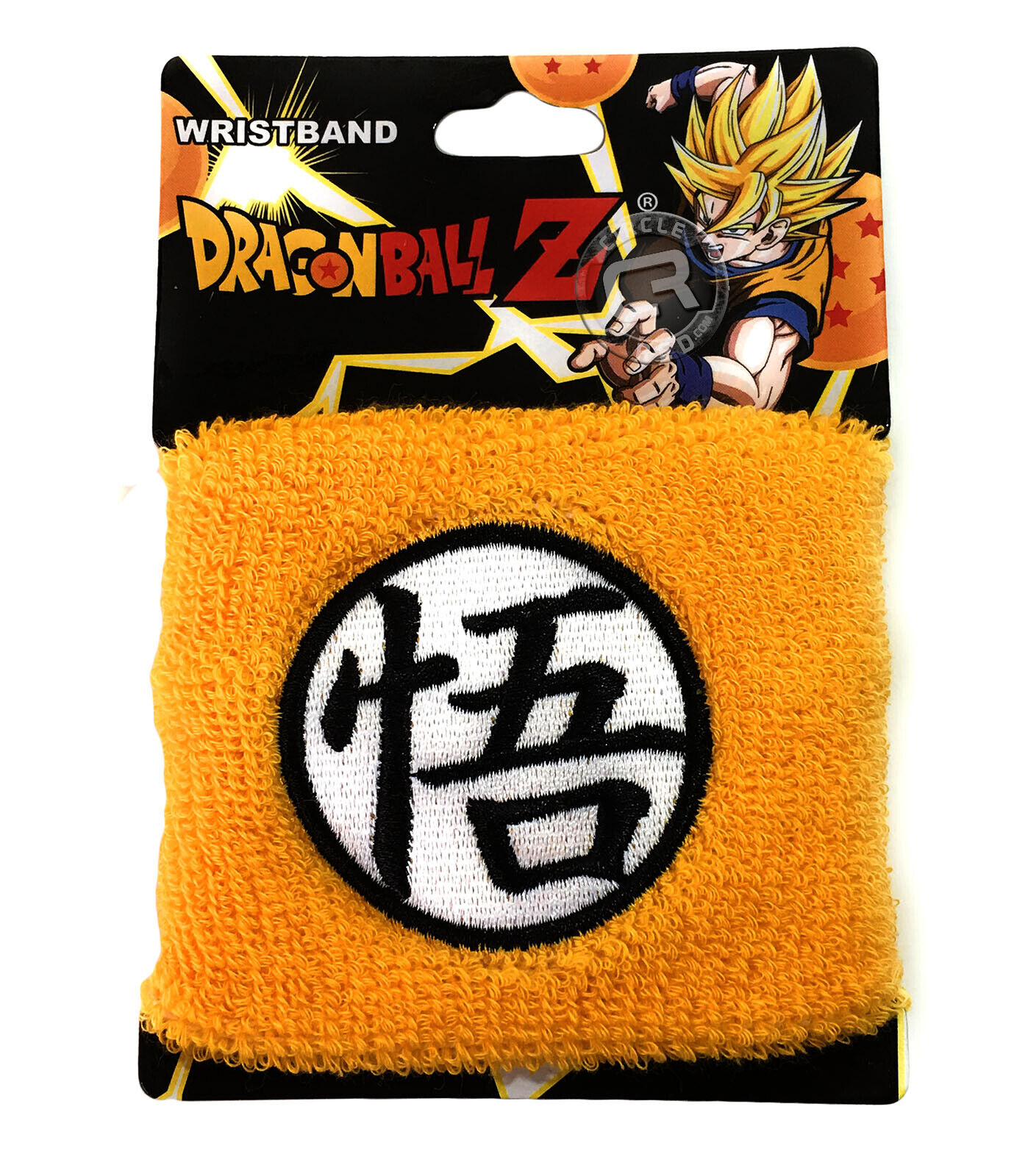 Dragon Ball Z Goku\'s Kanji Symbol Wristband Sweatband Official Great Eastern