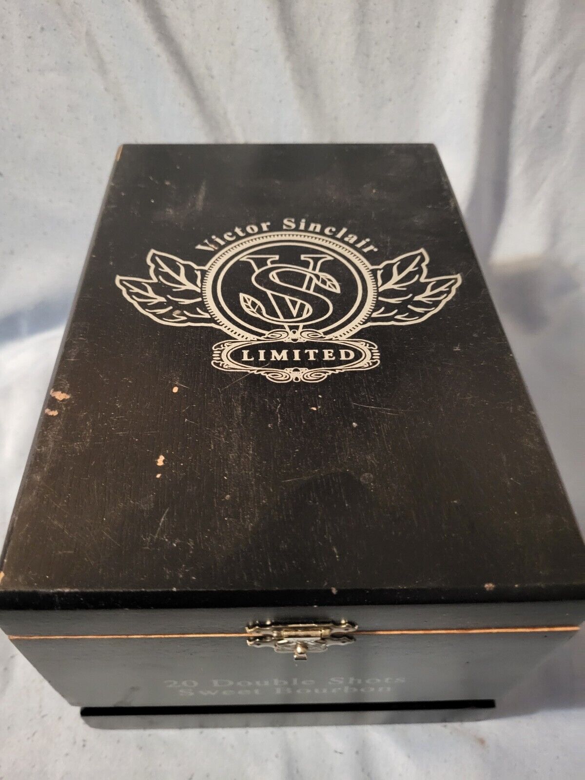 Vtg. Victor Sinclair Limited Ed. Wooden Cigar Box 